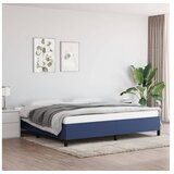  Posteljni okvir modra 200x200 cm blago | Shoptok.si