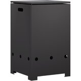  Poklopac za plinsku bocu 40 x 40 x 66 cm Čelik Crna | shoptok.hr