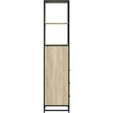 vidaXL Kupaonski ormarić sonoma hrast 35x37,5x166 cm izrađeno drvo | shoptok.hr