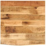 vidaXL Mizna plošča 40x40x2,5 cm naraven rob trden robusten mangov les | Shoptok.si