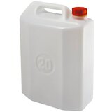  Kanister 20 l (20 l, primeren za shranjevanje pijače, bele barve) Cene