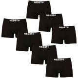 Nedeto 7PACK men's boxers black Cene