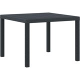 vidaXL 3-delni vrtnarinski jedilni set s blazinami antracitno sive barve iz poly rattana | Shoptok.si