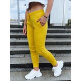 DStreet Spodnie damskie dresowe FITS żółte | shoptok.hr