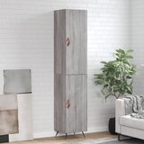 vidaXL Visoka komoda siva sonome 34 5x34x180 cm od konstruiranog drva | shoptok.hr