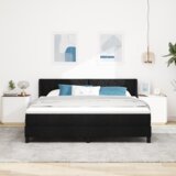  Postelja boxspring z vzmetnico z vzmetnico Črna 180 x 200 cm, (5000126594) | Shoptok.si