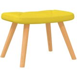 vidaXL Stolica za ljuljanje s osloncem za noge boja senfa od tkanine | shoptok.hr