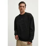 Hugo Bombažen pulover moški, črna barva, 50516667