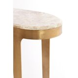 Light & Living Pomoćni stol s mramornom pločom u brončanoj boji/smeđe-sivi 40x110 cm Giulio – | shoptok.hr