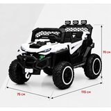 Sporting Machine SM-Džip za decu Terenac na akumulator 12V Beli Slike