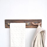 Hanah home Držač peškira Cop012, 60x14x8 cm, Boje oraha | ePonuda.com