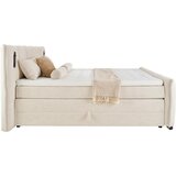 Luca Bessoni Postelja Boxspring Elysia, Bež, 160x220 | Shoptok.si