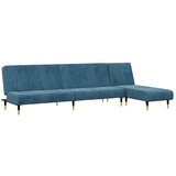 vidaXL 2-dijelni set sofa plavi baršunasti Cijene