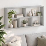  Polica na zidu Siva Sonoma 102 x 17 x 50 cm Konstruirano drvo | shoptok.hr