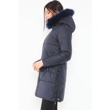 Dewberry Z6668 WOMEN'S COAT-NAVY BLUE | shoptok.hr