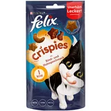 Felix 3 + 1 gratis! prigrizki za mačke - Crispies: govedina & piščanec (45 g x 4)