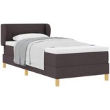 s opruga kutije Tamno smeđa 100 x 200 cm tkanina | shoptok.hr