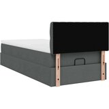 vidaXL otomanski krevet s madracem tamnosivi 90x200 cm tkanine | shoptok.hr
