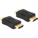 Delock HDMI adapter [1x HDMI utikač 1x HDMI utikač] crna pozlaćeni utični kontakti Cijene