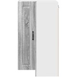  Zidni kutni ormar Siva Sonoma 57 x 57 x 100 cm | shoptok.hr