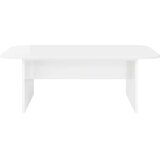  Kava Stol Visoki sjaj bijela 93 x 53 x 33 cm Konstruirano drvo | shoptok.hr