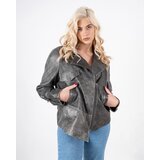 La Force Fashion Mario Zenetti ženska kožna jakna 88796 - Siva | Eponuda.com
