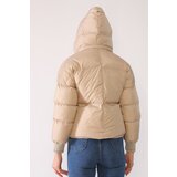 Dewberry Z6650 LADIES PUFFER COAT-BEIGE | shoptok.hr
