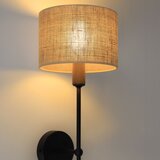  Zidna lampa MADELA 1xE14/40W/230V juta/crna | Eponuda.com