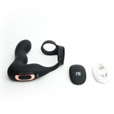 Sport Fucker MOTOVibe Magnum Lock Inflatable Vibrating Ass Lock Black Cene