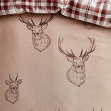 Catherine Lansfield Bež 3-delna posteljnina za zakonsko posteljo/podaljšana 230x220 cm Stag – | Shoptok.si