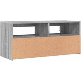TV ormarić s LED svjetlima boja sivog hrasta sonome 90x35x40 cm | shoptok.hr