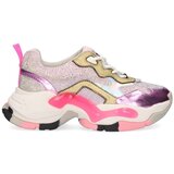 Exé Shoes Modne superge EXÉ Sneakers 901-5 - Purple/Gold Večbarvna Cene