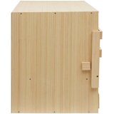  Gnezdi&amp;scaron;če za koko&amp;scaron;i s 3 predelki 72x33x38 cm trdna borovina, (20767485) Slike