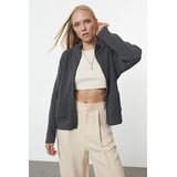 TRENDYOLMILLA Ženski duks Twoaw25Hi00314, antracitno/siva | Eponuda.com
