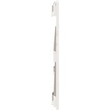 vidaXL Stensko posteljno vzglavje belo 127,5x3x60 cm trdna borovina | Shoptok.si