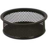 Čaša za spajalice metalna žica fi-9,5xh-3,2cm LD01-198 Fornax crna | shoptok.hr
