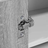 vidaXL Viseča omarica Riga Siva Sonoma in bela 57 x 57 x 40 cm | Shoptok.si