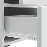  Noćni ormar Bijela 43 x 34,5 x 47,5 cm Konstruirano drvo | shoptok.hr