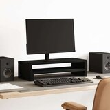 vidaXL Stalak za monitor crni 54 x 22 x 15 cm od konstruiranog drva | shoptok.hr