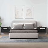 vidaXL Stenska nočna omarica 2 kosa črna 45x26x28,5 cm | Shoptok.si