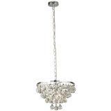 Searchlight Michelle 4 okrogle kromirane stropne svetilke s steklenimi kroglicami za dež, (22100828) | Shoptok.si