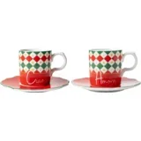 Tricolore Espresso Šoljice Set 2 kom – 90ml