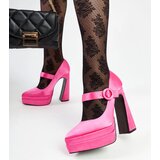 Gemre Dark Pink High Block Heel Pumps Mikea | ePonuda.com