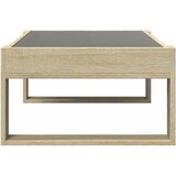  Stolić s beskonačnim LED svjetlima boja hrasta 90x53x30 cm | shoptok.hr