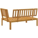  Kutna vrtna sofa od paleta od masivnog bagremovog drva Smeđa | shoptok.hr