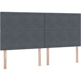  Krevet s prostorom za pohranu s LED-om Tamno siva 200 x 200 cm | shoptok.hr