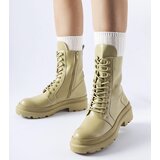 Gemre Green flat boots with protector Zacharie | shoptok.hr
