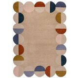 Flair Rugs Bež ručno rađen vunen tepih 160x230 cm Mia Scallop Frame – Cijene