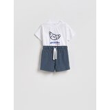 Reserved Pamučni set sa šorcima - bijela Cijene