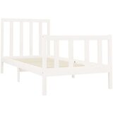  Posteljni okvir bel iz borovine 90x200 cm, (20645225) | Shoptok.si